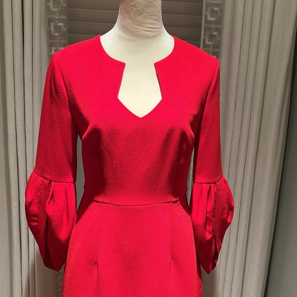 Trina Turk red crepe dress - Picture 5 of 15